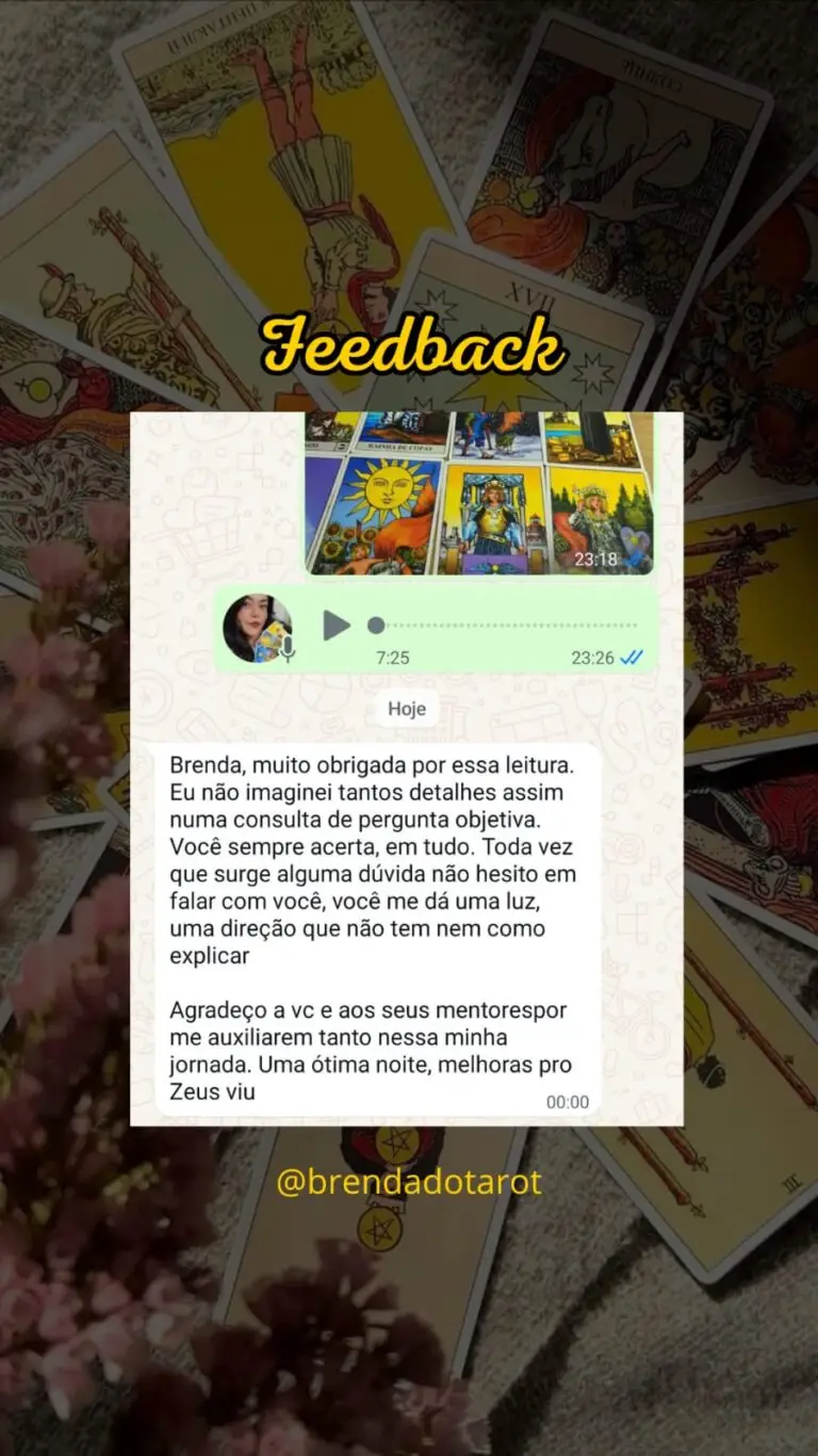 Imagem Feedback Tarot