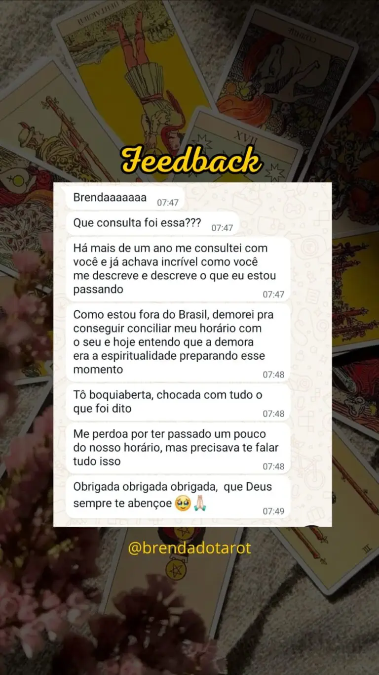 Imagem Feedback Tarot